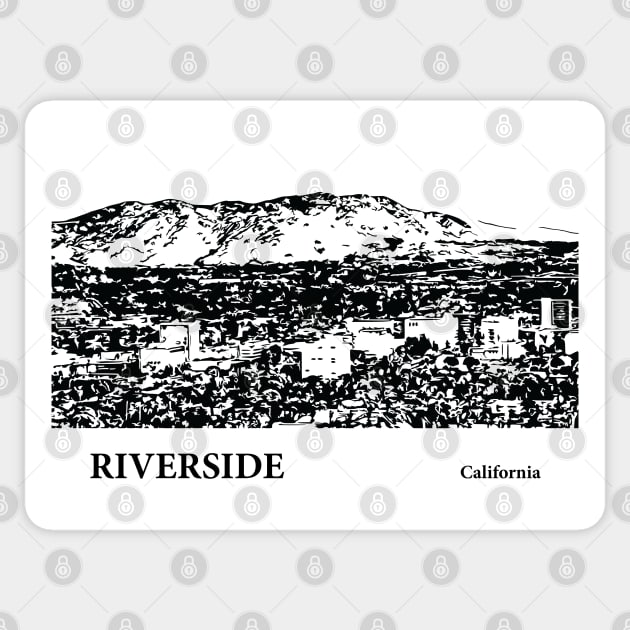 Riverside - California Sticker by Lakeric